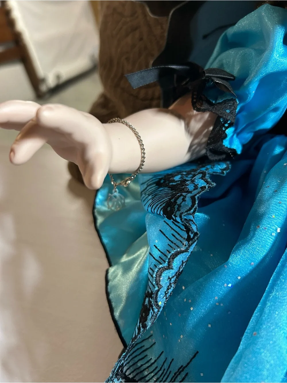 Blue Butterfly Dress Doll by Charisma